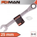 FIXMAN COMBINATION RATCHETING WRENCH 25MM